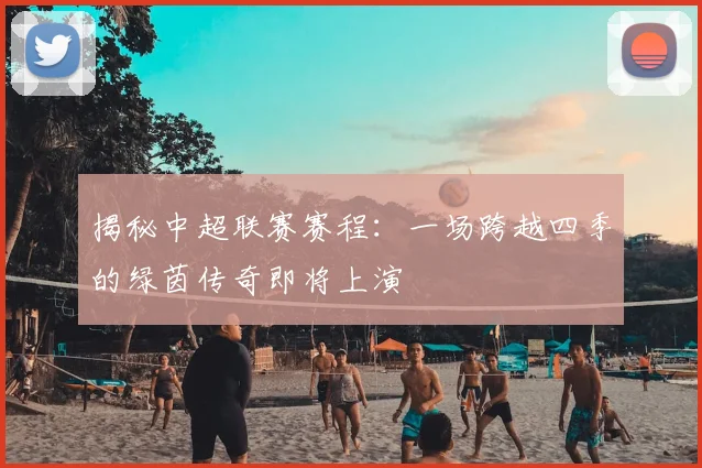 揭秘中超联赛赛程：一场跨越四季的绿茵传奇即将上演